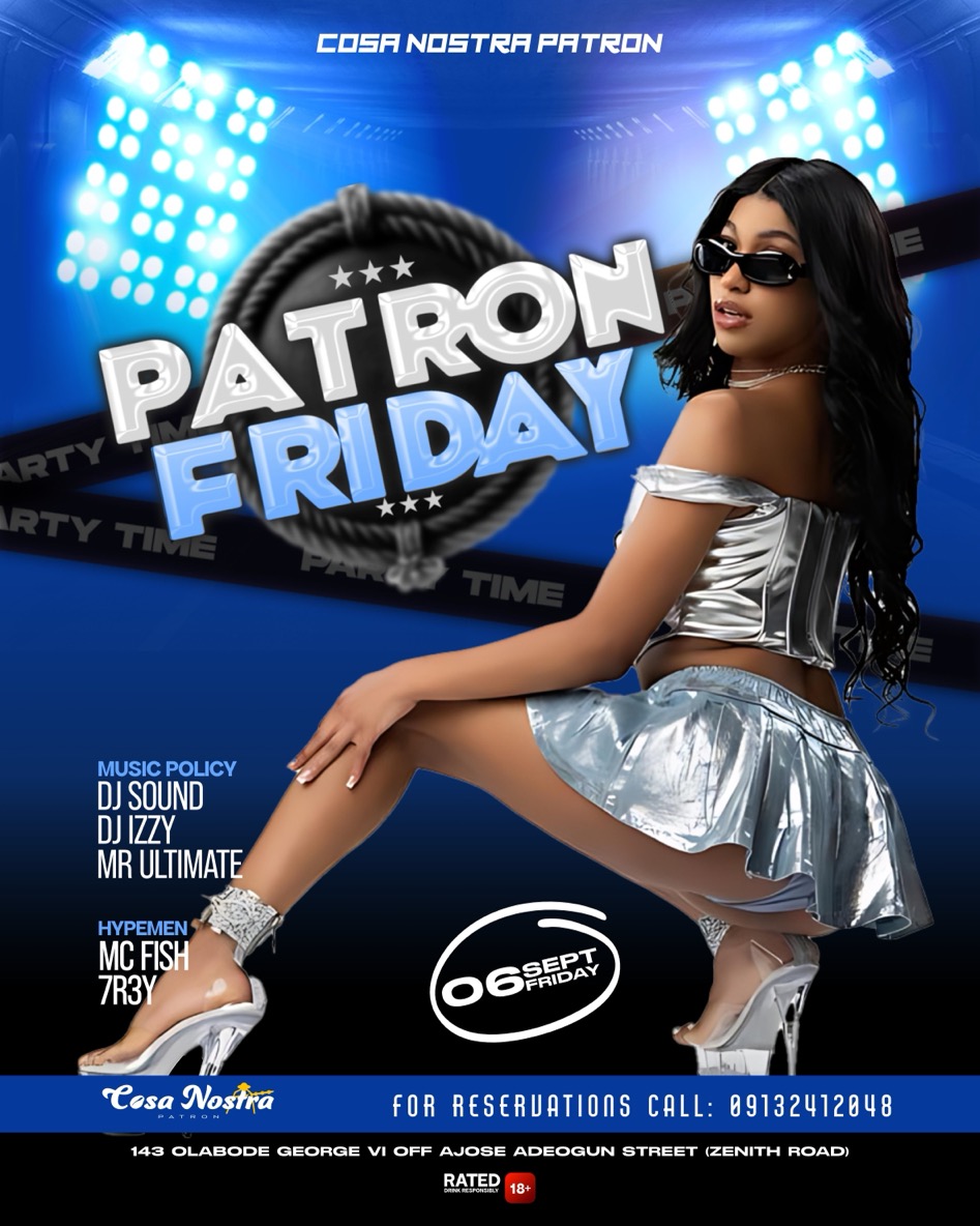 Patron Fridays Sep 6